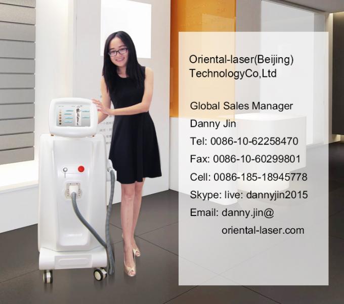 Stationary 808nm Diode Laser Hair Removal Machine Skin Rejuvanation For Salon