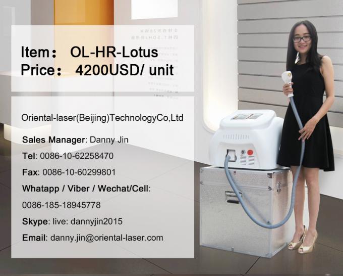 Custom 808nm Diode Laser Hair Removal Machine For Salon 60cm * 60cm * 66cm
