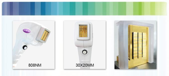 Diode Laser Full Body Laser Hair Removal Handle Biggest Spot 20 * 30 mm CE / ISO 9001