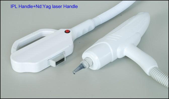 Shr ipl do laser da remoção da tatuagem do dispositivo da beleza de Lasylaser 3 in1multifunctional