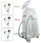 3 Wavelengths 1064nm Laser Hair Removal Machine with 600-1000W Power , OEM service for sale