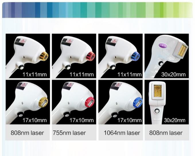 755nm / 1064nm / 808nm Diode Laser Hair Removal Machine For Painless Ice Treatment