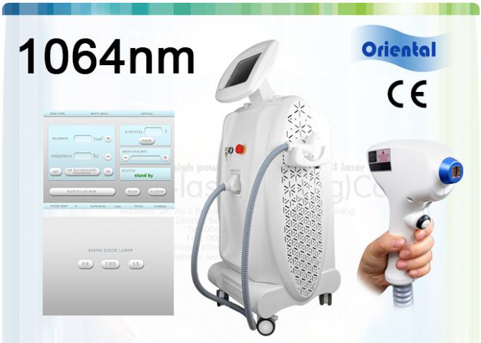Facial / Back Hair Removal Laser Machines , 1064 Nm / 810 Nm Diode Laser Hair Removal
