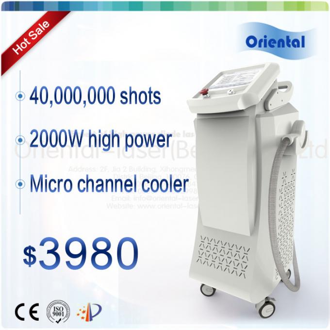 Permanent Hair Removal Machine For Female / Laser Hair Removal Equipment Durable