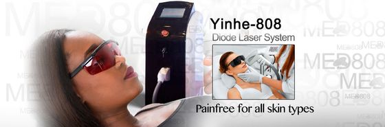 Permanent Depilation 808nm Diode Laser Machine , Korean Skin Permanent Epilation 808nm Diode Laser