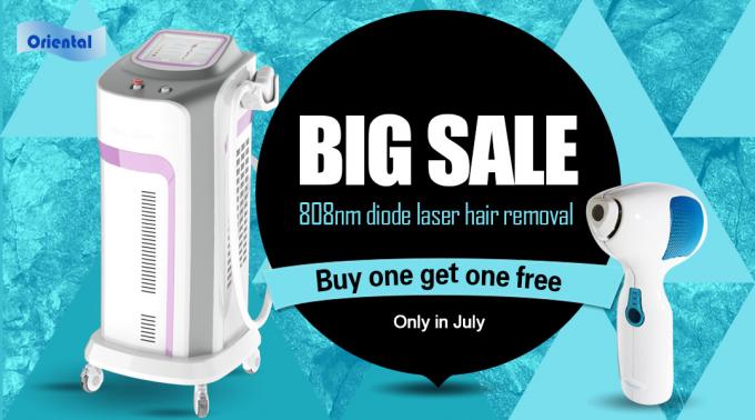 Professional 808nm SHR Diode Laser Hair Removal Machine For Skin Clinics